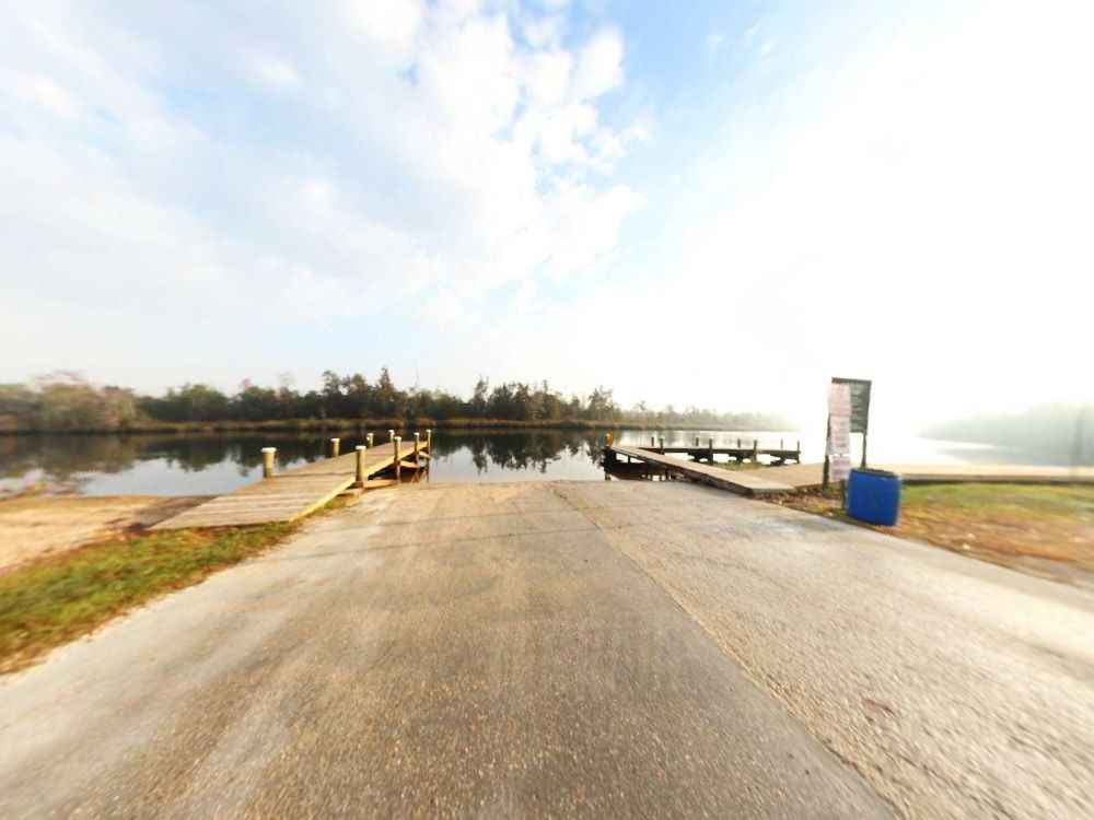 Oyster Pile Boat Ramp